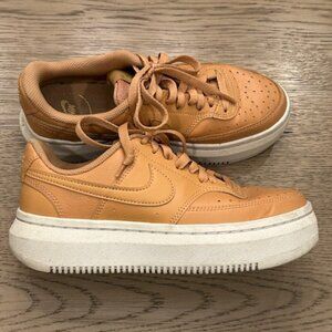 Nike Women’s Court Vision Alta ‘Light Cognac’ sneakers